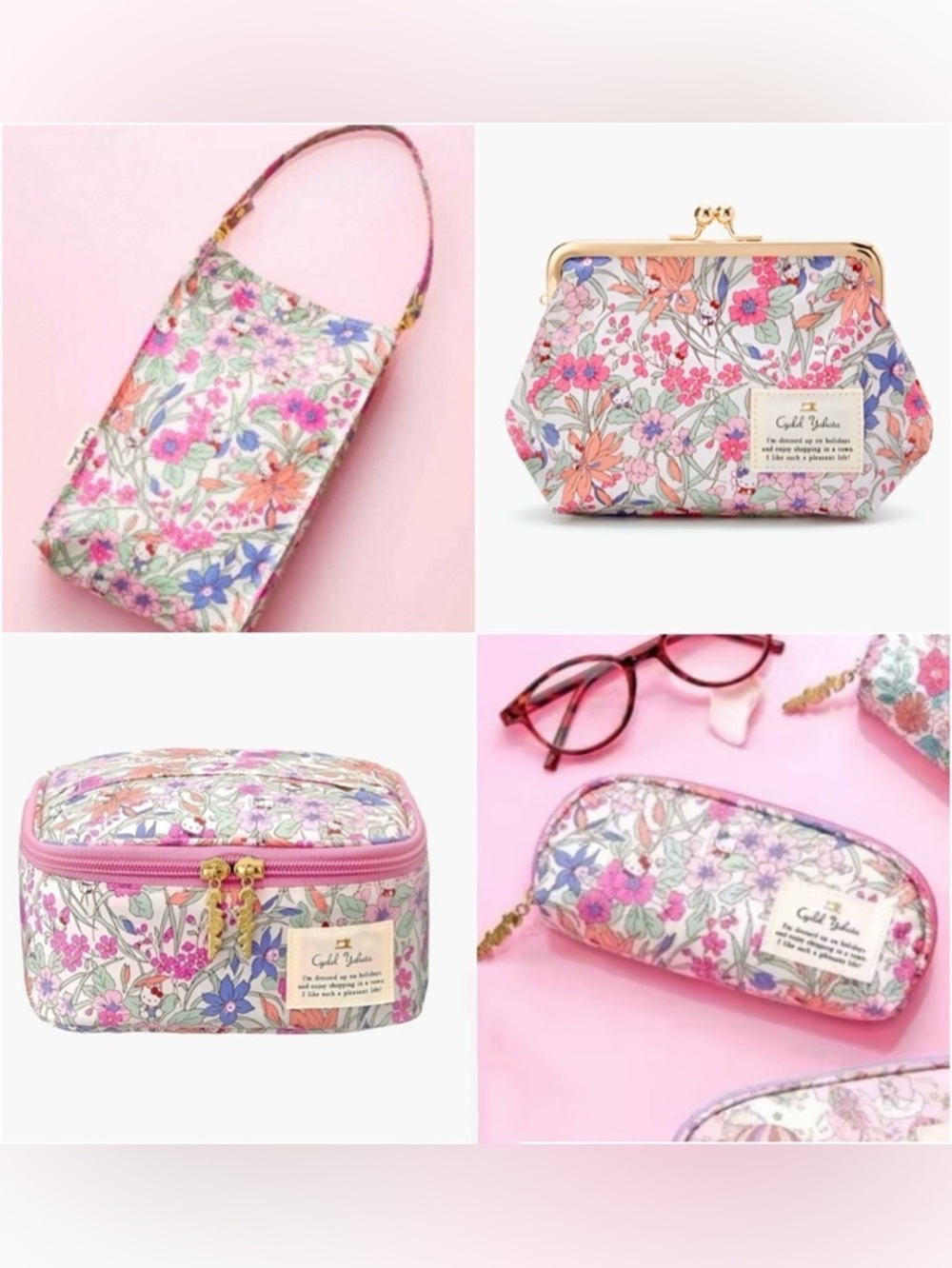 🆕 LIBERTY of LONDON x SANRIO Hello Kitty Large Floral Tote - Picture 11 of 11